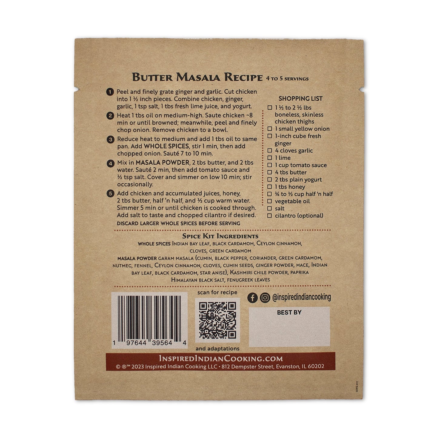 Butter Masala Package