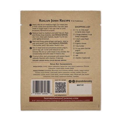 Rogan josh Recipe Package back